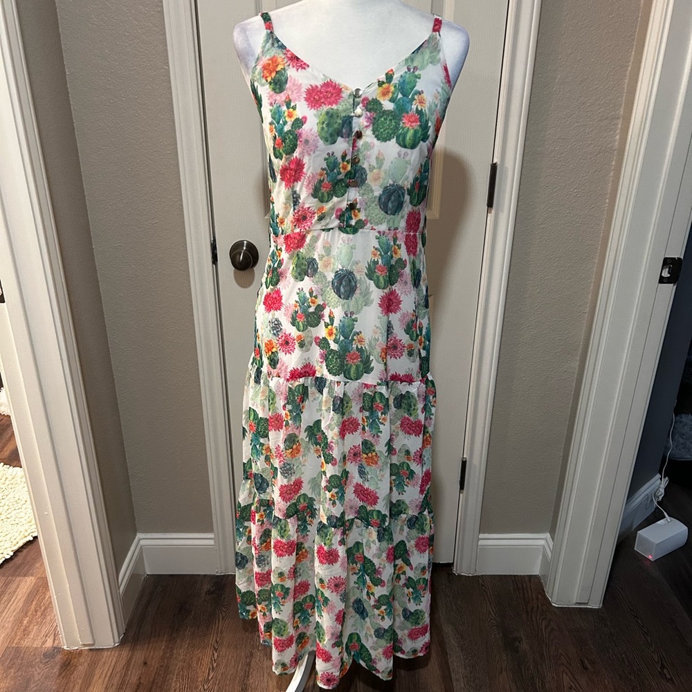 Floral Maxi Dress - Multicolor - Picture 5 of 6